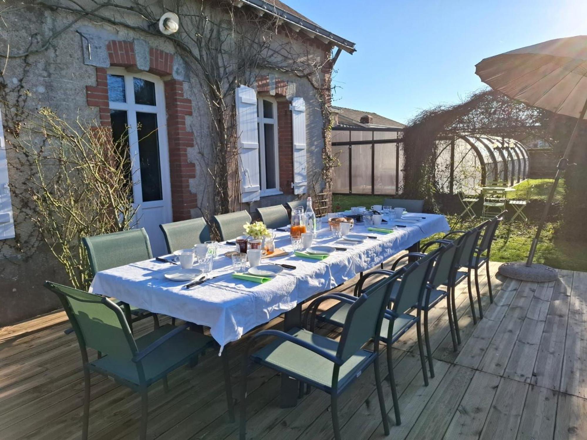 Gite Familial Avec Piscine Chauffee A Lege - Fr-1-306-1296 Kültér fotó